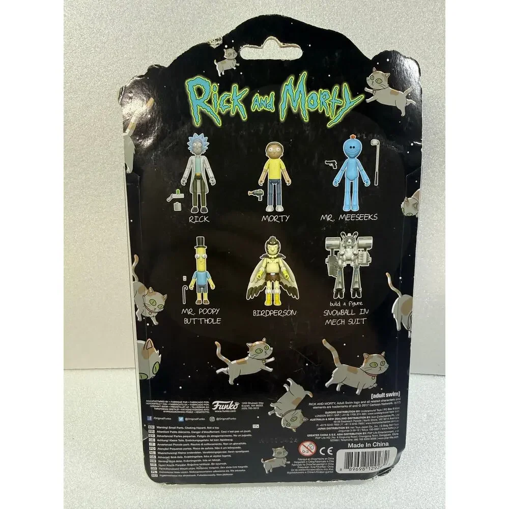 2017 Funko Rick And Morty Birdperson Action Figure With BAF Snowball Left Leg